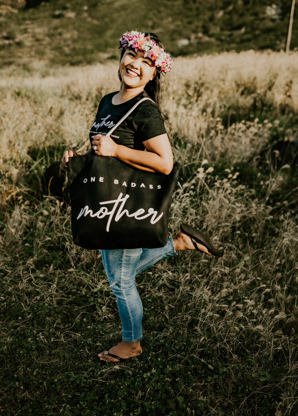 One Badass Mother XL Tote